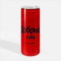Добрый Кола без сахара в Много лосося