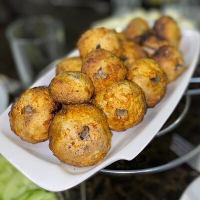 Грибы на мангале в Panorama по цене 200 ₽