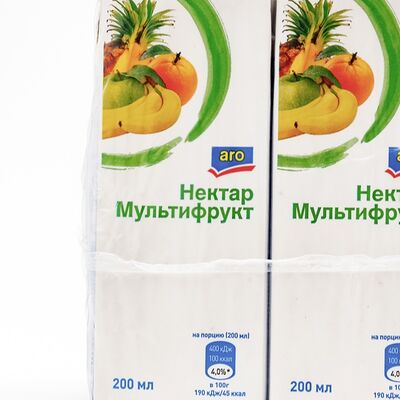 Натуральный сок Aro Мультифрукт в ШаурМан Халяль по цене 65 ₽