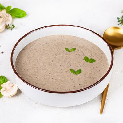 Суп-пюре грибной оригинальный в У Палыча. С пылу, с жару! по цене 266 ₽