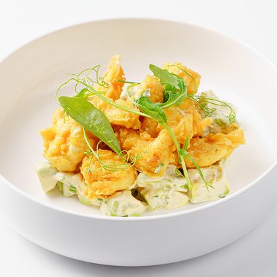 Попкорн из креветок с авокадо в Парфе по цене 700 ₽