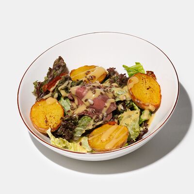 Салат с ростбифом и мини-картофелем в Эхо по цене 850 ₽