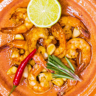 Тигровые креветки Пиль-пиль в Lounge-Café Marrakech по цене 430 ₽