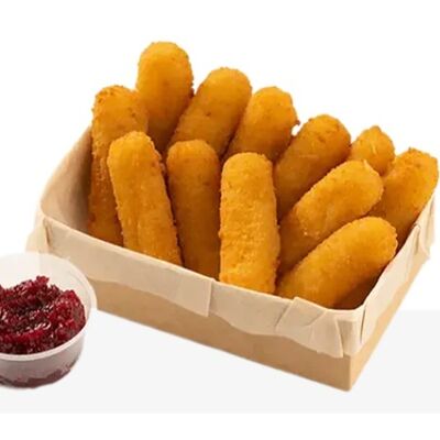 Сырные палочки с клюквенным соусом (12 шт.)в Пироги №1 по цене 715 ₽