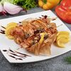 Жареные креветки на шпажках с беконом в Оазис вкуса по цене 1300