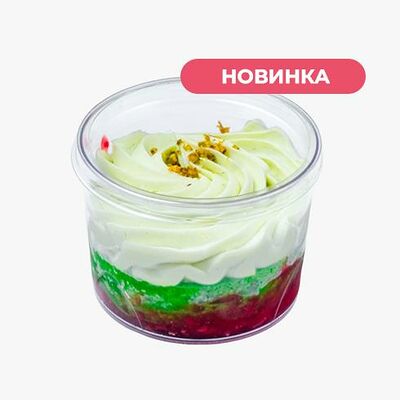 Пирожное Трайфл Фисташка-малина в Tacoland по цене 390 ₽