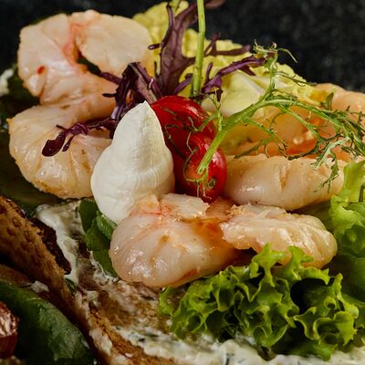 Чиабатта с креветками в Brighton Beach по цене 590 ₽