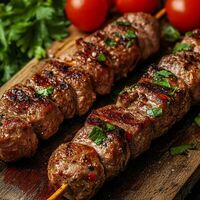 Люля из свинины и говядины в Кебабар
