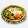 Пицца-завтрак с яйцами и лососем в Сахар по цене 1055