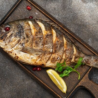 Дорадо гриль в Гамарджоба по цене 1190 ₽