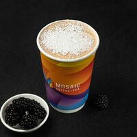 Капучино шиповник-ежевика большой в Mosaic Coffee