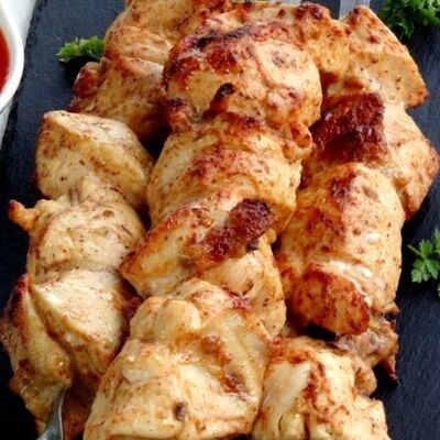 Шашлык из куриного филе в Пандок по цене 435 ₽