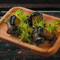 Рулеты из баклажан с грецким орехом в РЕСТОРАН Marfino