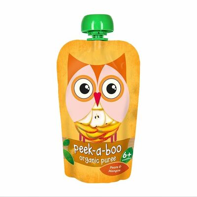 Пюре Peek-a-boo груша и манго с 6 месяцев дой-пак Испания в Азбука Вкуса Экспресс Меню по цене 142 ₽