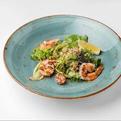 Киноа, креветки и авокадо в Голый повар по цене 890 ₽