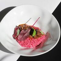 Ризотто с телячьими щечками в Libido