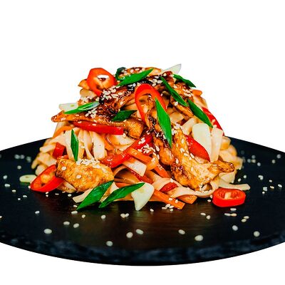 Лапша удон с курицей в Багс Банни от кафеМафия по цене 430