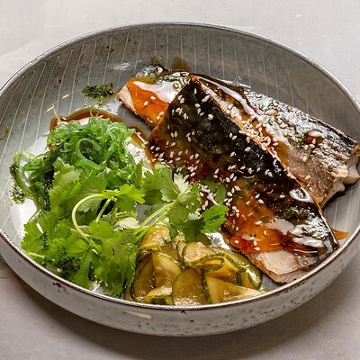 Скумбрия на гриле в Перчини на огне по цене 610