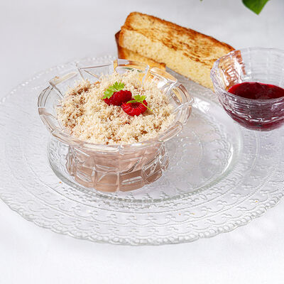 Паштет из печени цыпленка с вареньем из барбариса в Юность у моря по цене 495 ₽