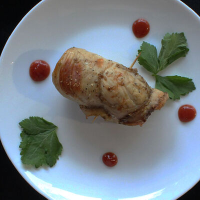 Куриный рулет с овощами в Джон Вкусный по цене 21000 ₽