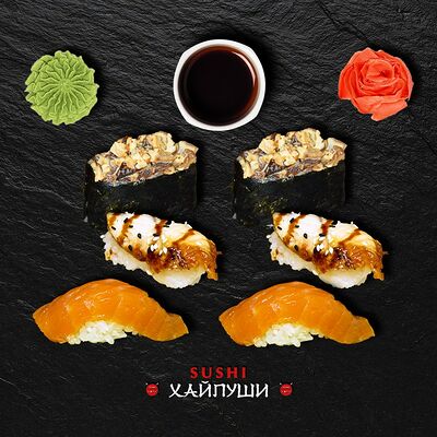 Гункан микс №4 в Sushi Хайпуши по цене 650 ₽