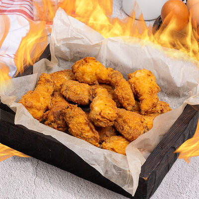 Жгучие куриные крылышки фри 550 гр в Vivat Pizza по цене 985 ₽