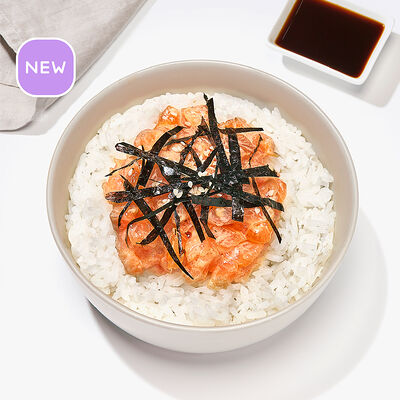 Поке болл с лососем в Много лосося по цене 390