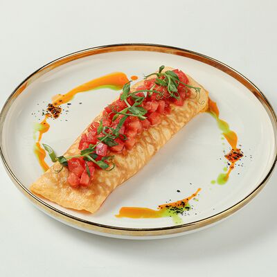 Омлет с индейкой и томатами в Coffee Boom по цене 850 ₽