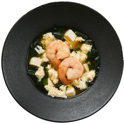 Кимчи суп с креветкой в МАМАСУШИПИЦЦА по цене 441 ₽