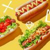 Логотип кафе Grillz Hot Dog