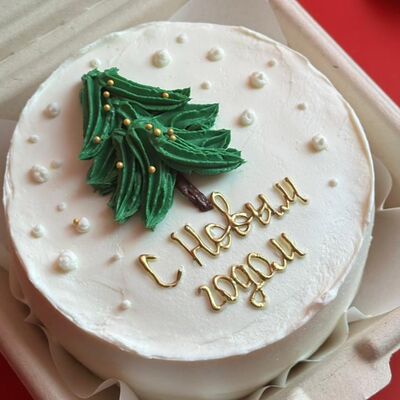 Бенто-торт С новым Годом елочка в The.cakes_spb по цене 1900 ₽