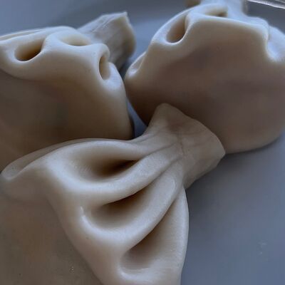 Хинкали со страчателой и морепродуктамив Кинто по цене 1280 ₽