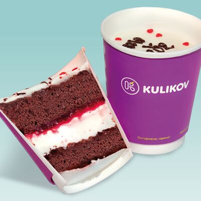 Торт в стакане Чёрный лес в Куликовский по цене 430 ₽