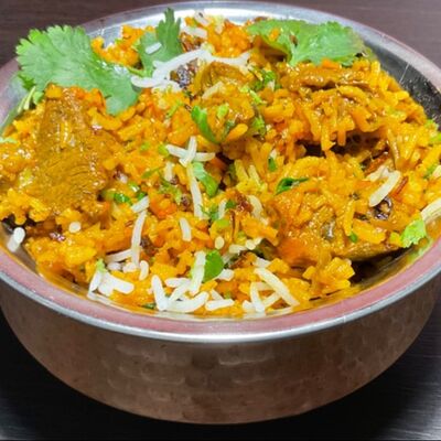 Бирьяни баранина-Lamb Biryani в Veda индийский ресторан по цене 780 ₽