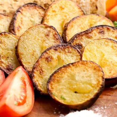 Картофель на мангале в Шашлычная