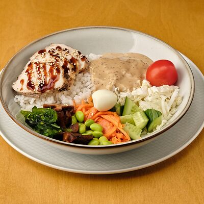 Азиатский боул с цыплёнком в Wokker Express по цене 499 ₽