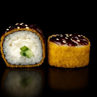 Темпура ролл с кальмаромв Bankrolls по цене 490 ₽