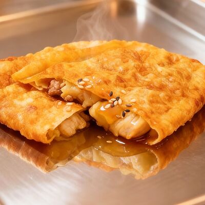 Чебурек с курицей по-азиатски в Чеба по цене 259 ₽