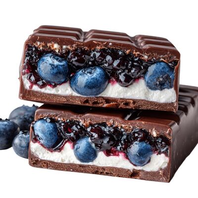 Шоколад с голубикой и сливочным кремомв Green Point по цене 900 ₽