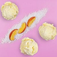 Мороженое ПичКрим со вкусом персика в шампанском в Vibecream мороженое