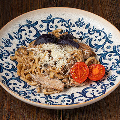 Лагман с курицей и грибами в Курагадиван по цене 460