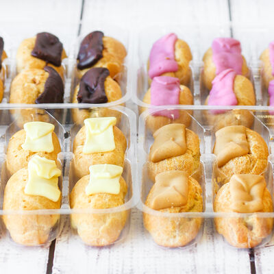 Мини-эклеры Ассорти в Cheese-cake.ru по цене 790 ₽