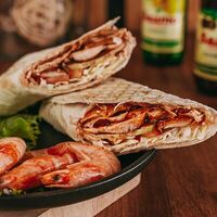 Шаурма с креветками в Hot doner