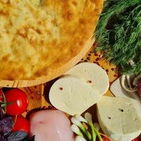 Осетинский пирог с курицей, сыром и укропом в Осетинские пироги