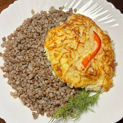 Свинина по-французски в Шаромпокати по цене 275 ₽