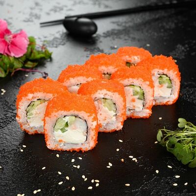 Калифорния с креветкой 8 шт в Суши Профи по цене 1071 ₽