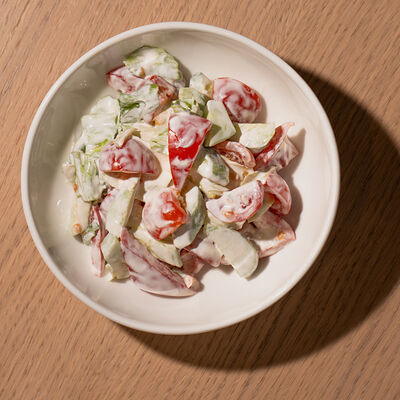 Салат Овощной со сметаной дет в Наша хвоя по цене 210 ₽