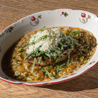 Щучья котлета с орзо в Touché по цене 1100 ₽