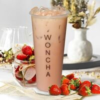 Молочный жасминовый чай с клубникой в WON CHA