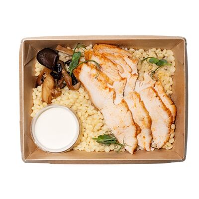 Паста Птитим с куриным филе в Surf Coffee x Maverick по цене 350 ₽